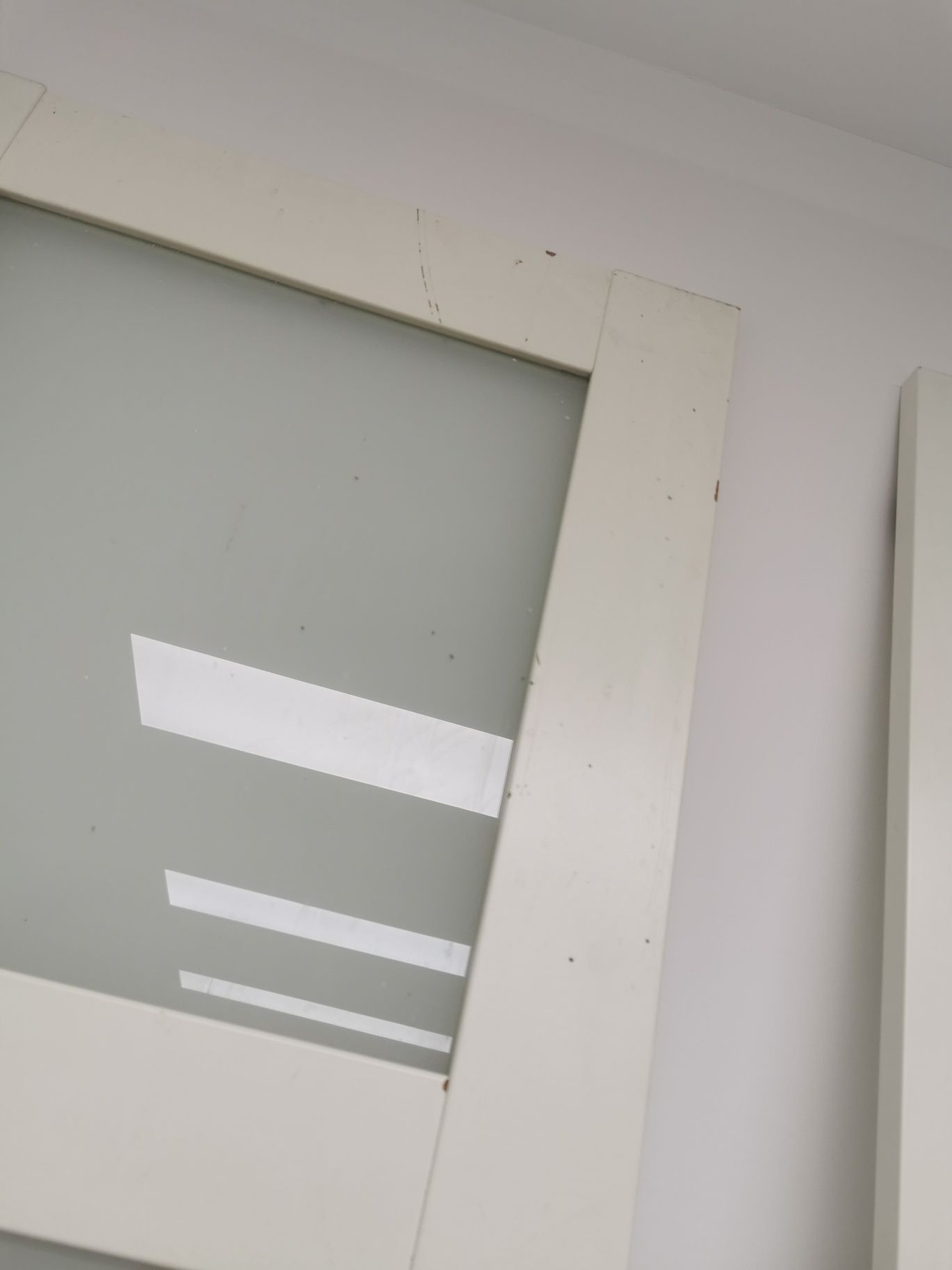 Drzwi białe do szafy pax ikea bergsbo szyby 2 szt