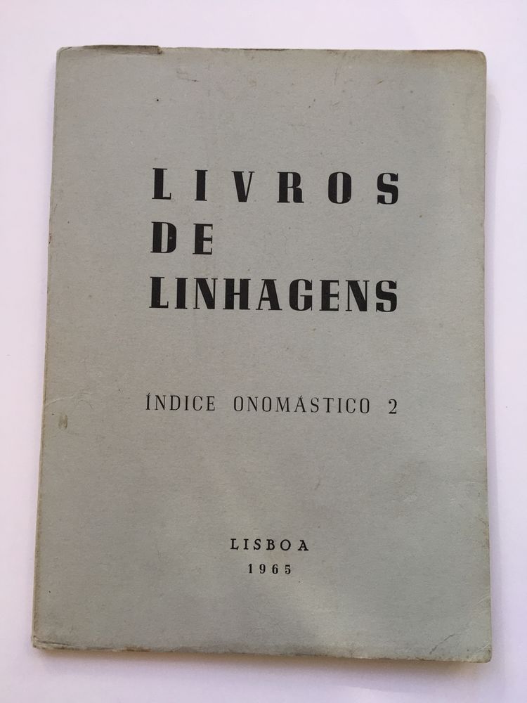 Livro de Linhagens. Índice Onomástico 2
