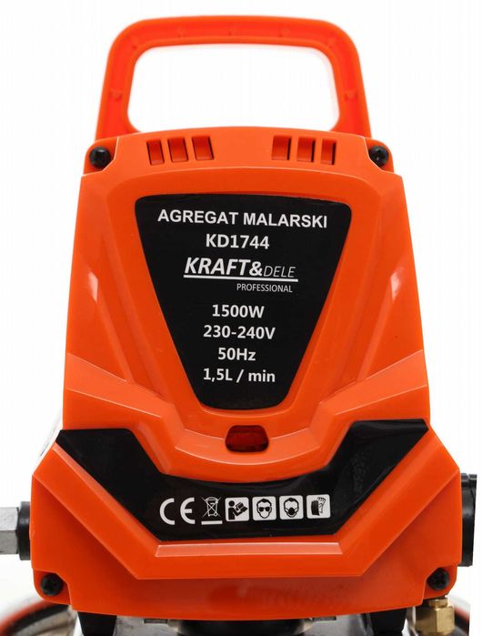 Pistolet Agregat malarski natryskowy tłokowy Kraft&Dele KD1744 NOWY