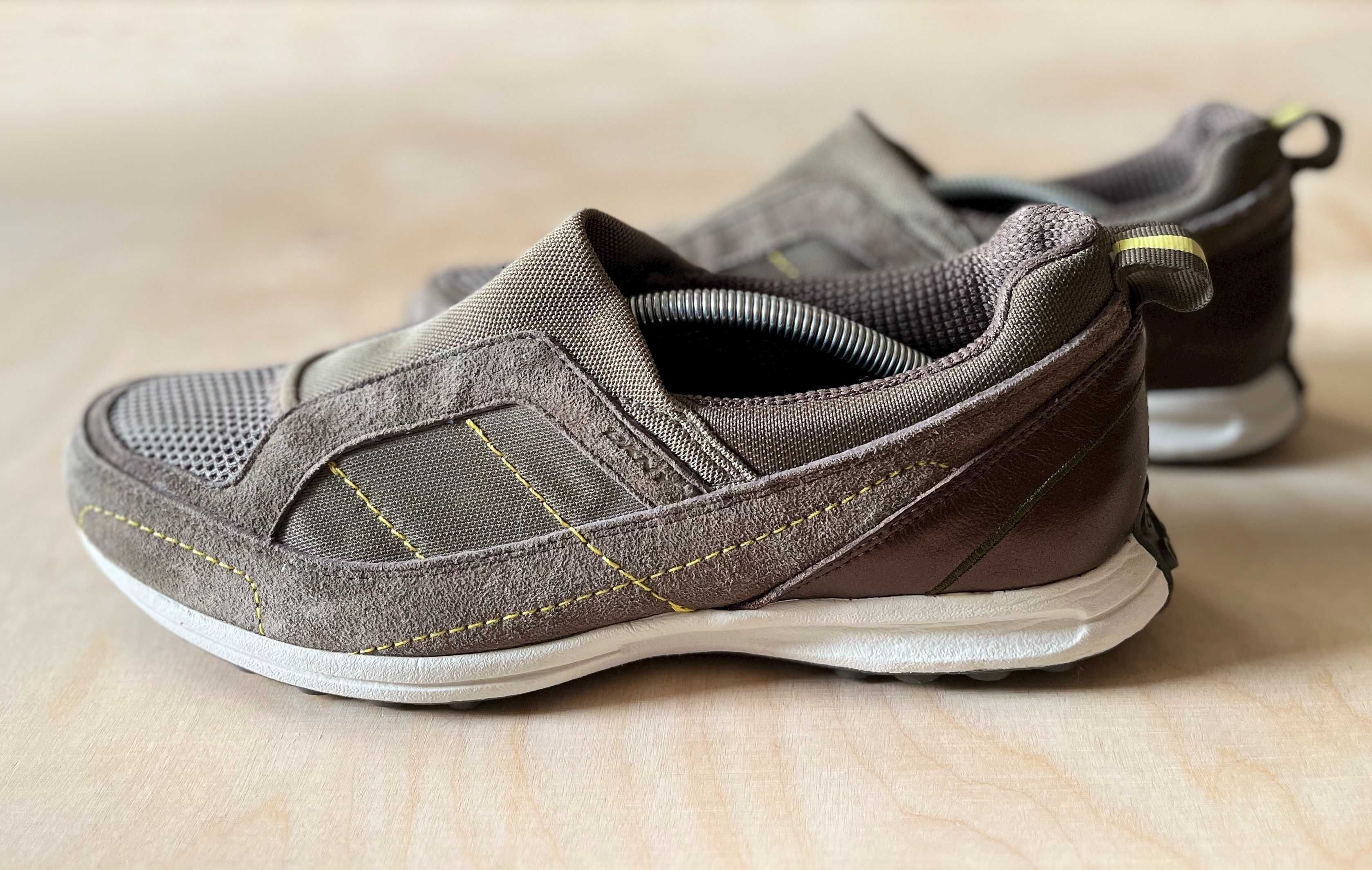 DKNY vintage slip on sneakers wsuwane trampki khaki 39 25,5cm