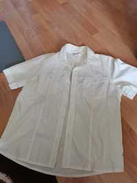 Biało-kremowa koszula męska rozmiar S