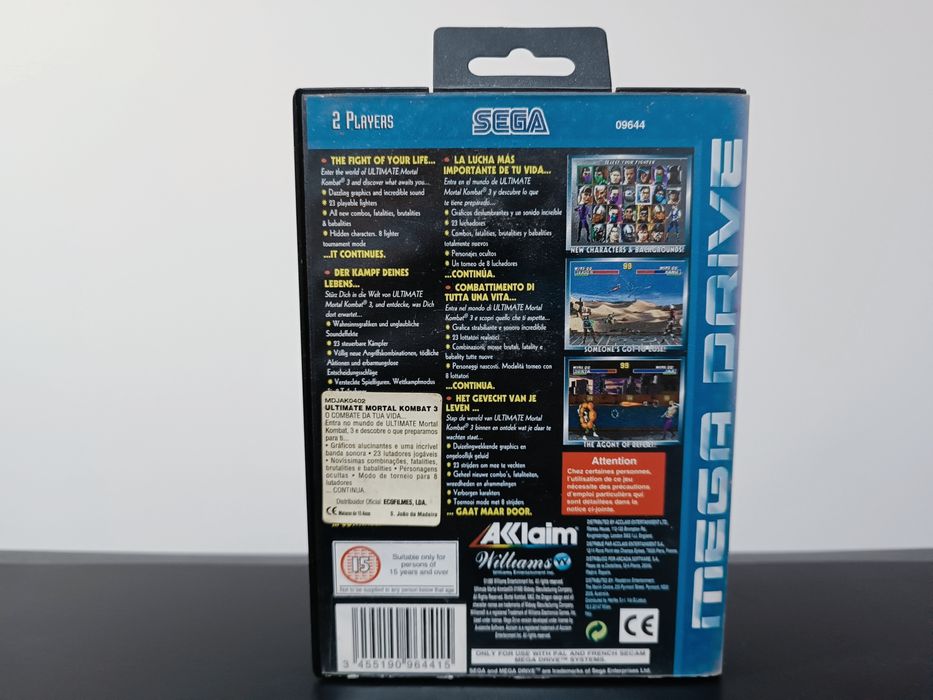Ultimate Mortal Kombat 3 - Mega Drive