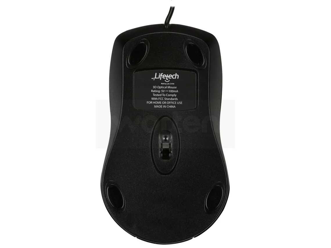 Lifetech Basic Mouse USB Black - LFMOU010