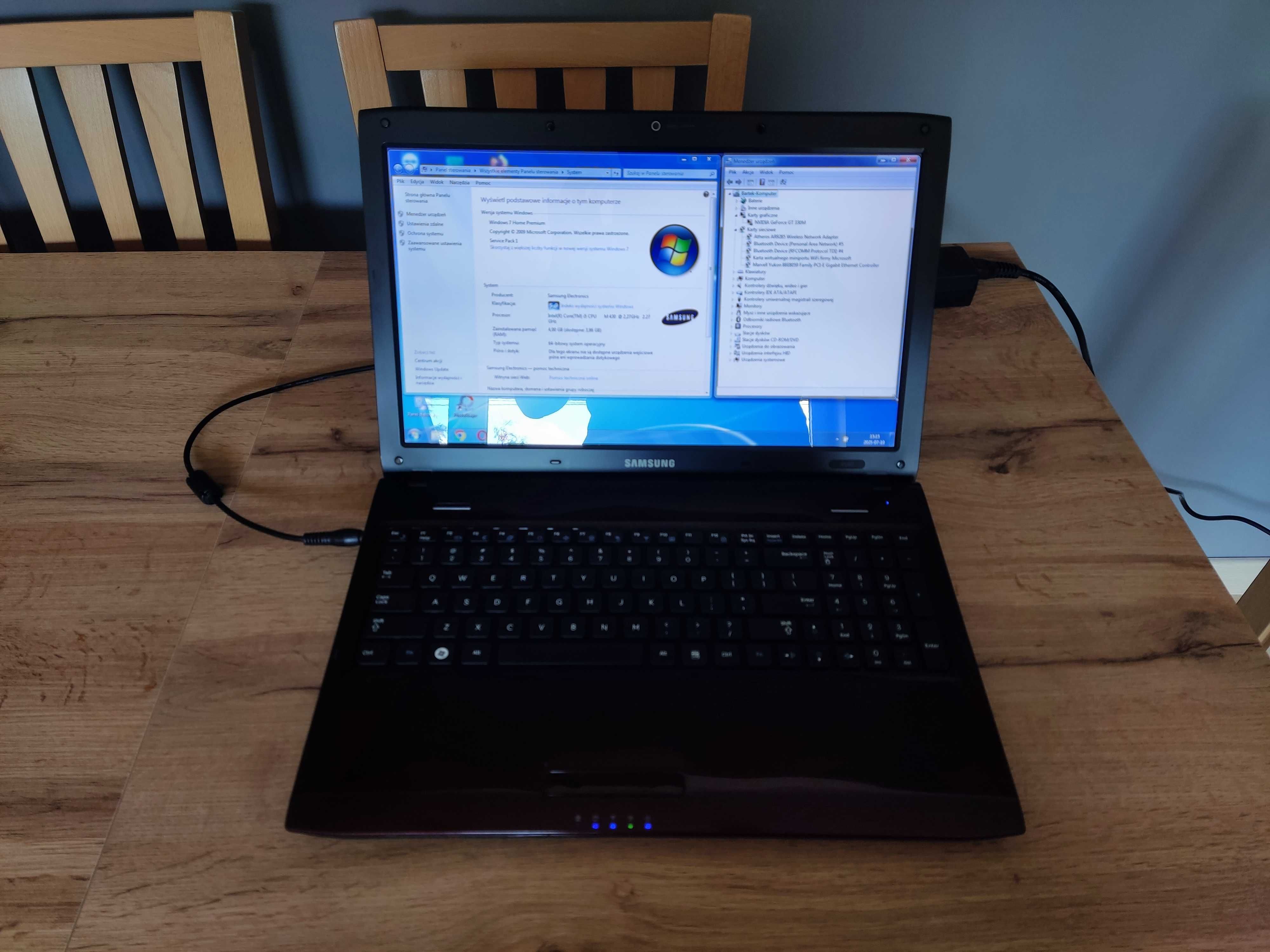 Laptop Samsung R580 i5-430M/4GB RAM/GT 330M (1 GB)/500 GB HDD/Win7HP