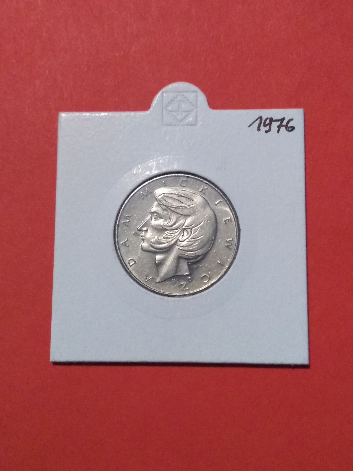 Moneta PRL 10 złotych 1976 Mickiewicz