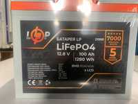 Батарея LifePO4 12В 100Ah 1280Wh Нова, гарантія!