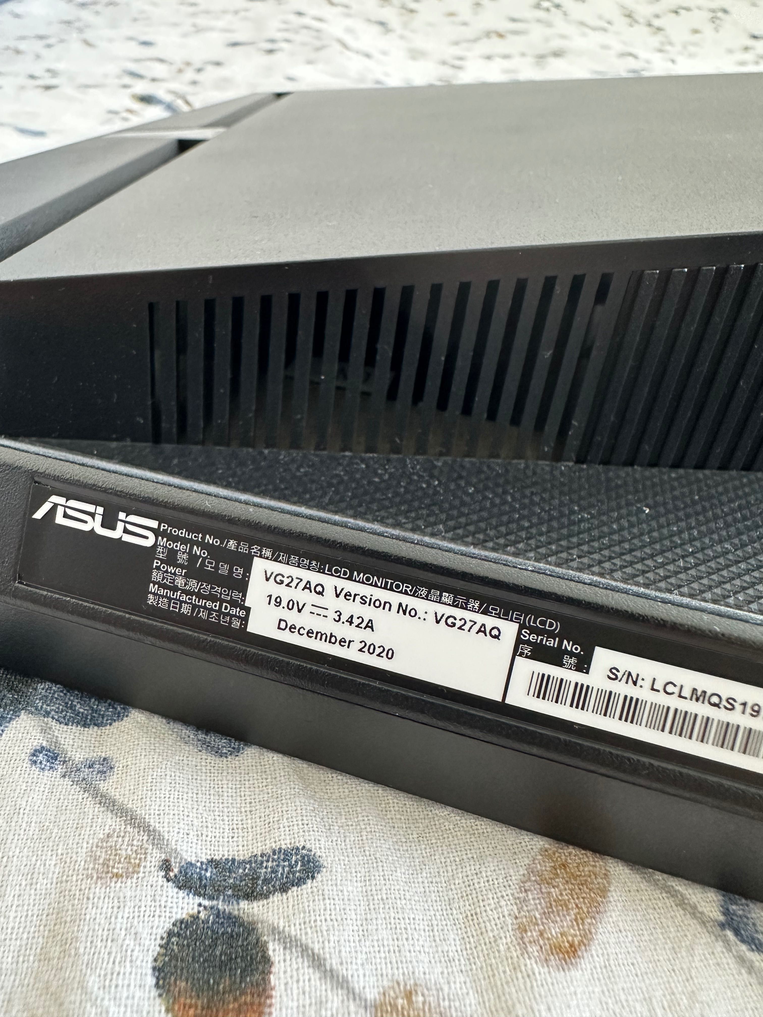 Monitor ASUS TUF VG27AQ - 2560 x 1440 - 1440p - 165hz