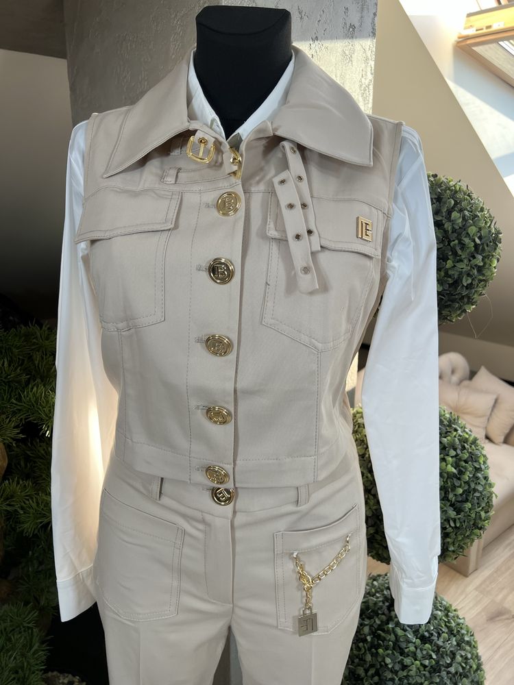 Komplet bezowy balmain M