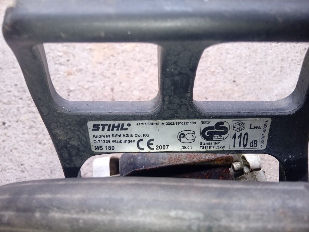 Piła spalinowa stihl ms180 odpala