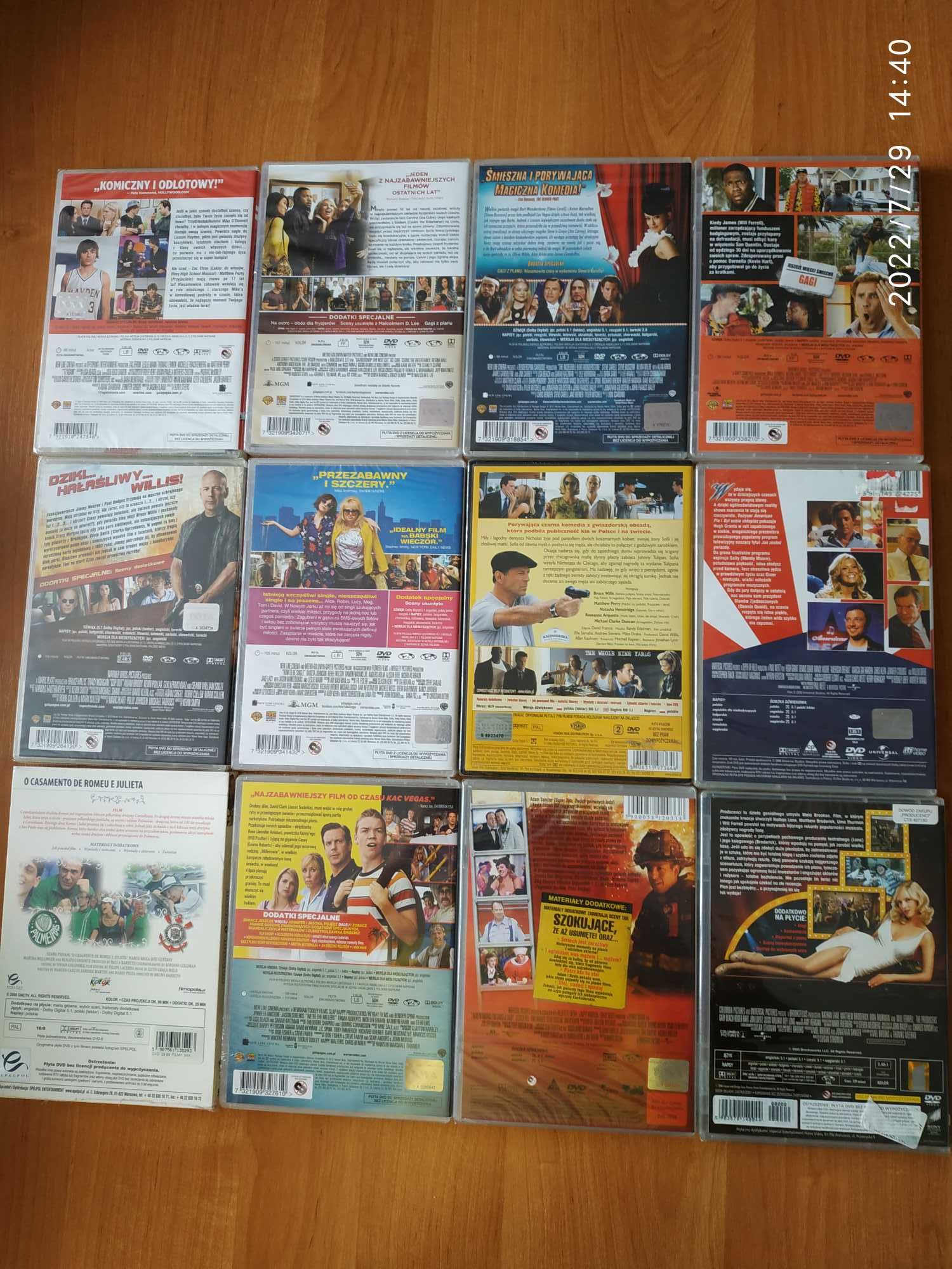 Wyprzedaż filmów - Kac Vegas,  - zestaw 24 płyt DVD z komediami