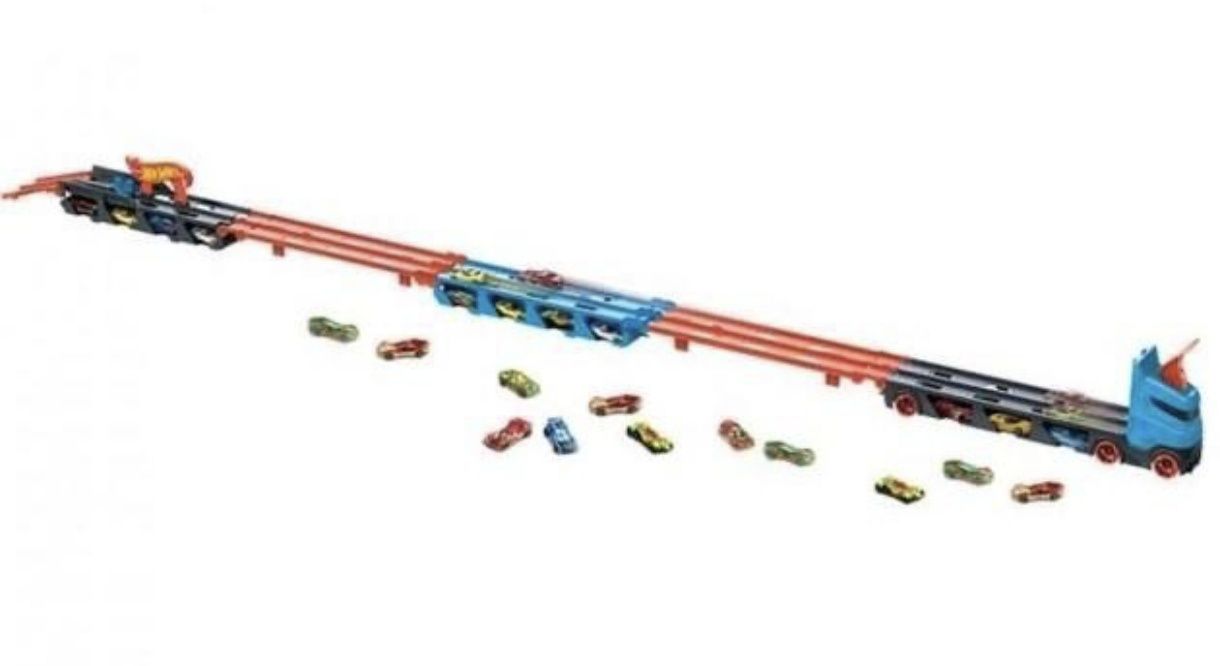 Трек hot wheels транспортер