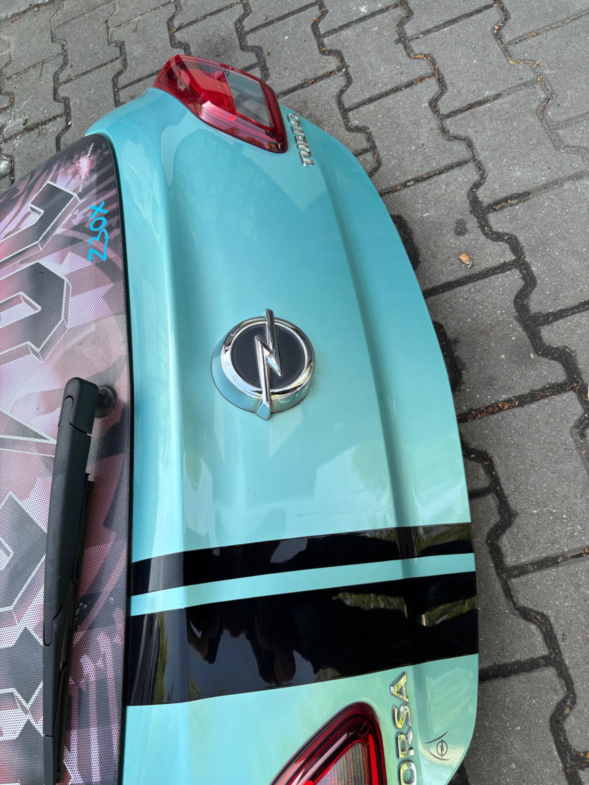 Klapa Tył tylna kompletna Opel Corsa E Z30X 3D