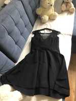Elegancka czarna rozkloszowana sukienka WHY NOT (rozm. S/M)