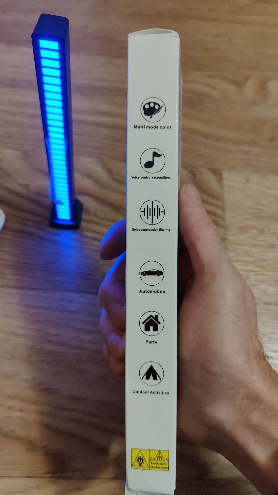 RGB лампа для пк  з реагування на голос