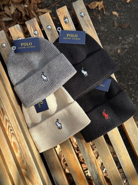 Шапка Polo Ralph Lauren мужская вязная шапка Поло Ральф теплая зимняя