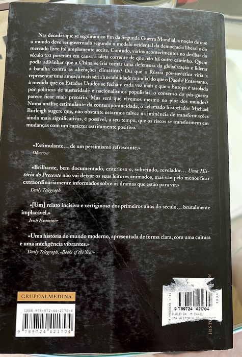 Uma História do Presente de Michael Burleigh (Novo)