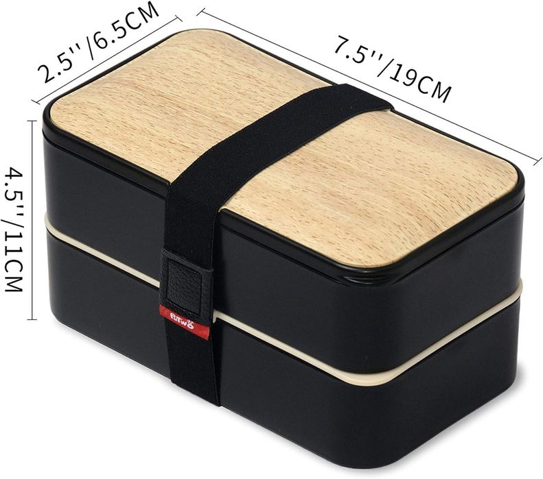 Lunch-box śniadanie, obiad - dwupoziomowy