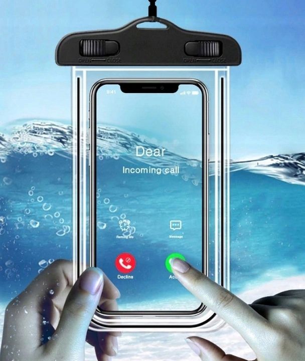 Etui wodoszczelne telefon do 6,9" basen plażę pokrowiec dokumenty