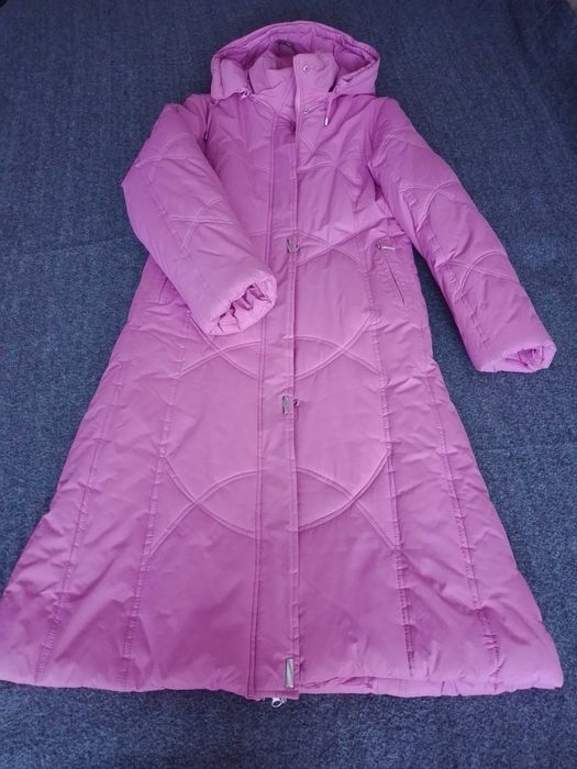 Пуховик стьобаний зимовий новий куртка пальто Black and Red