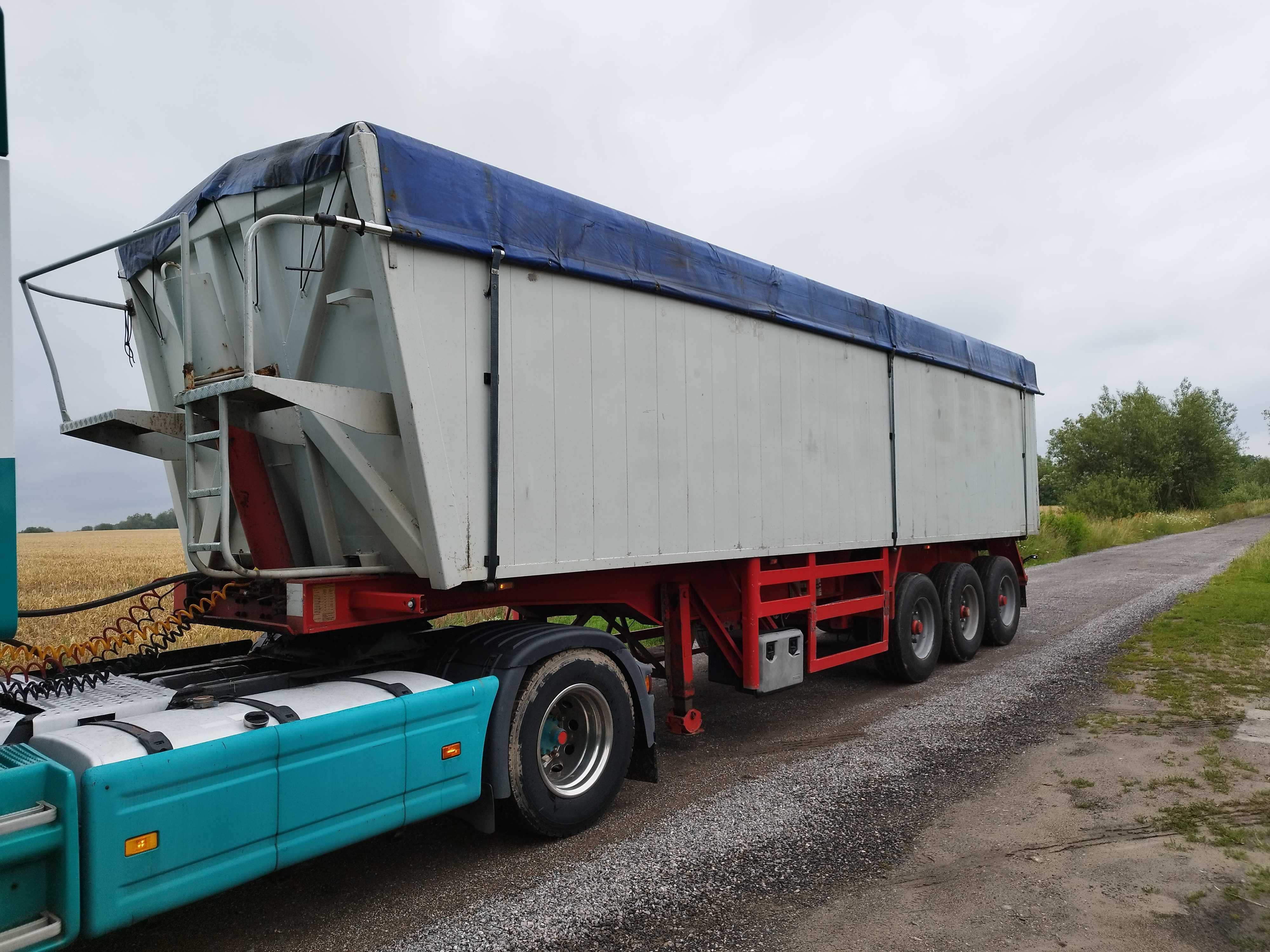 Naczepa Wywrotka 49m3 OVA BENALU STAS Cała Aluminiowa Klapo-drzwi