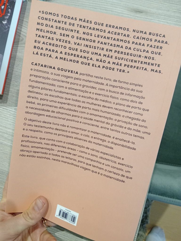 Livro "Ser mãe com esperança" de Catarina Gouveia