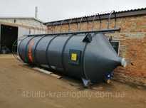 Mobilny silos na cement 52 tony, materiały sypkie