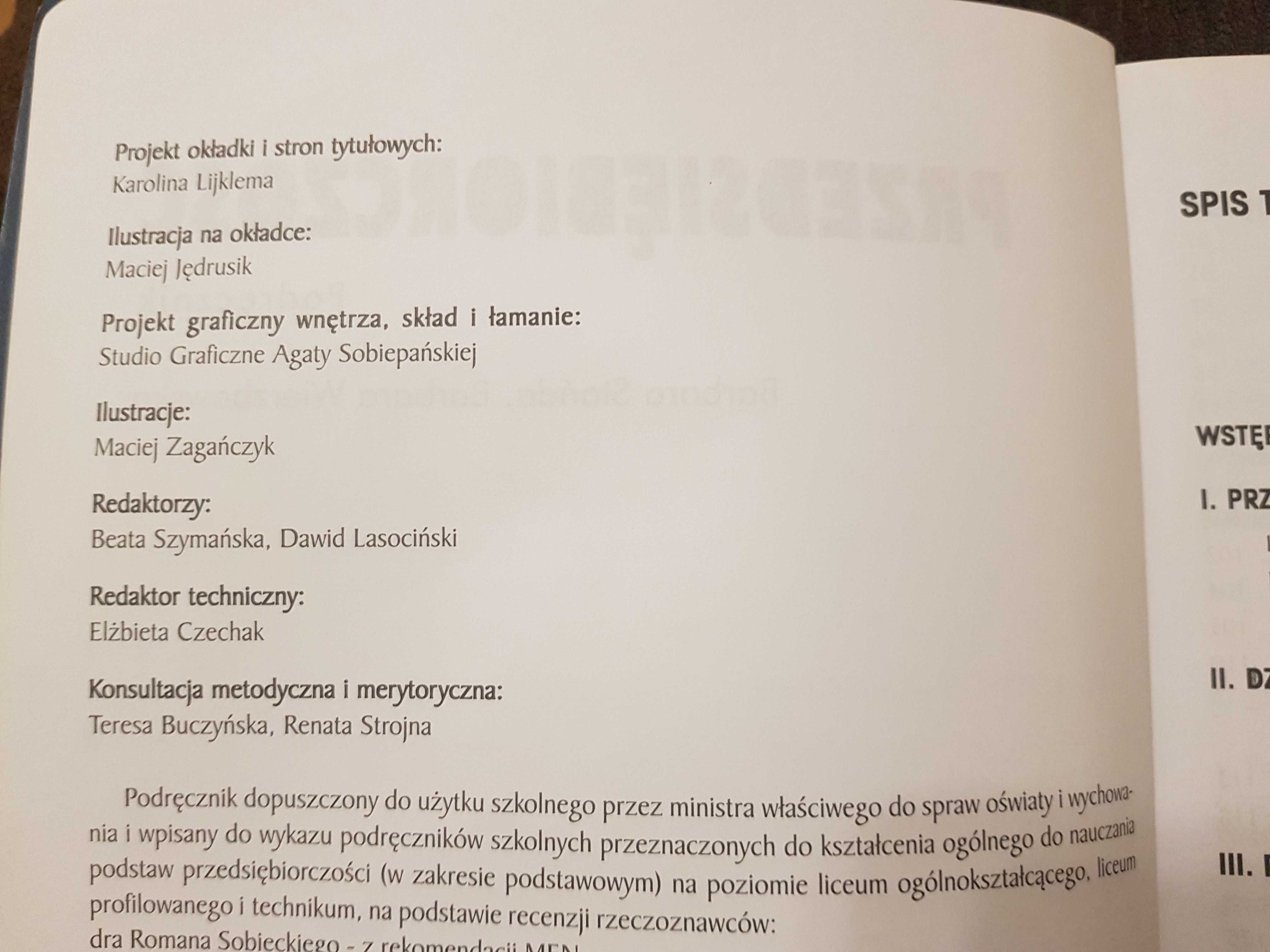 Sprzedam książkę  "Przedsiębiorczość" B.Stańdy oraz B. Wierzbowskiej.