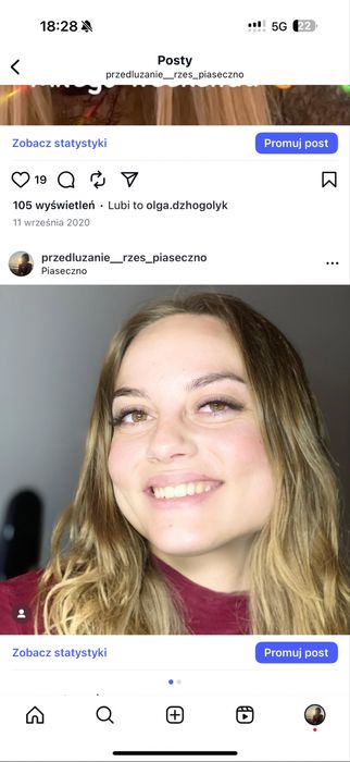 Profesjonalne przedluzanie rzes