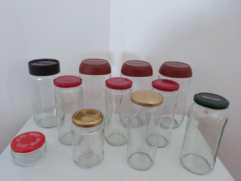 Frascos de Vidro com Tampa