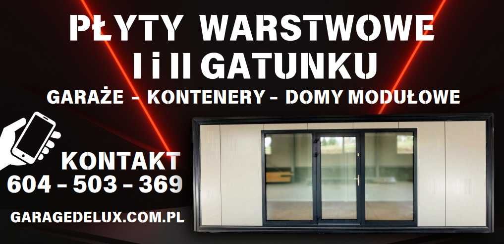 Płyta warstwowa PIR 40mm I gatunek
