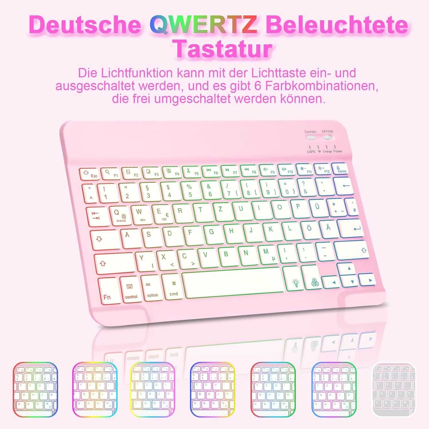 GOOJODOQ Etui na klawiaturę do iPada 9.