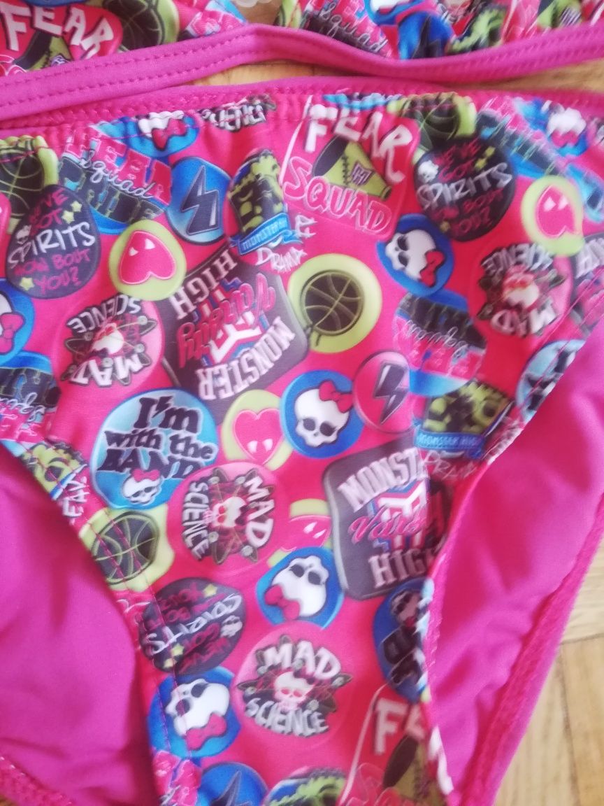 Strój kąpielowy kostium jak Nowy Monster High w r 140/146