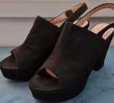 Sandalias de camurça 38,Seaside