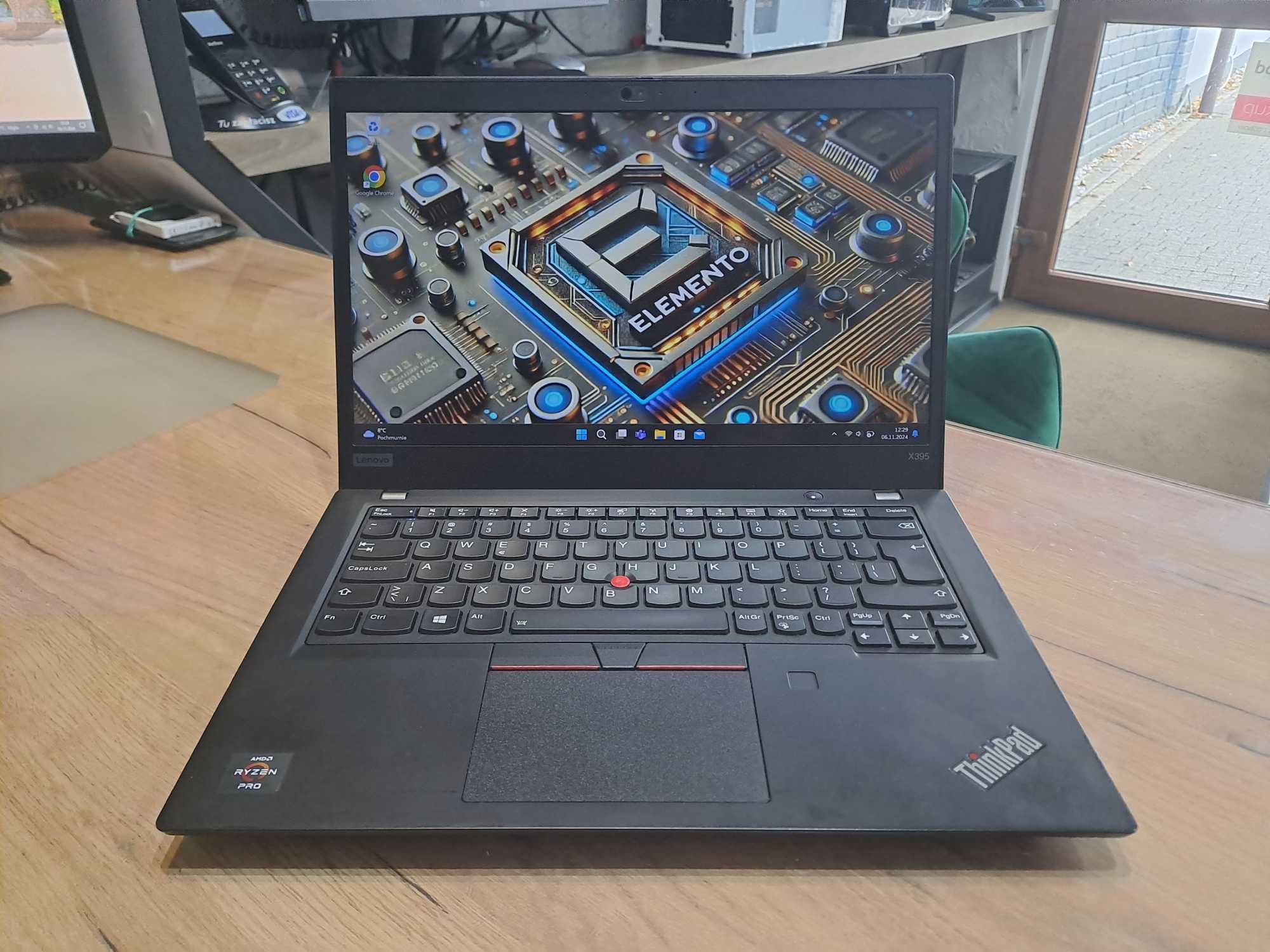 PORĘCZNY Lenovo X395 /Ryzen 5/ Vega 8/ 16GB/ 256GB/ WIN 11 PRO