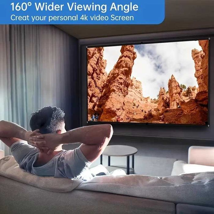 ⇒ Экран проектора "Black Back" с чёрной изнанкой 84" / 100" / 120"