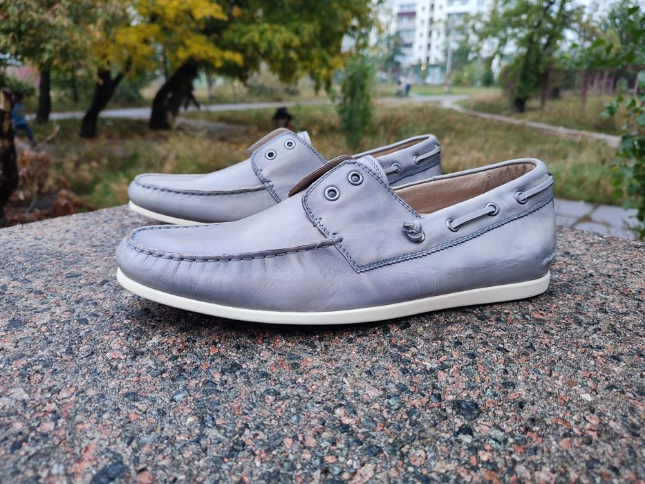 John Varvatos мокасины топсайдеры р.46. Б/у 1 раз.