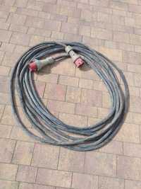 Kabel przedłużacz siłowy 400v 63a/5P IP67 20 metrów.