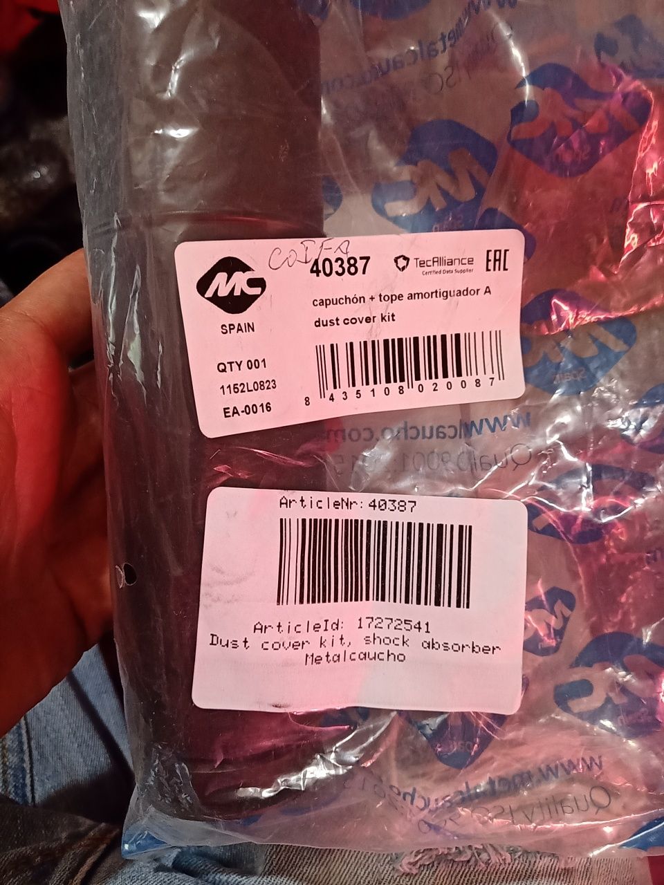 Material Audi A3 8l
