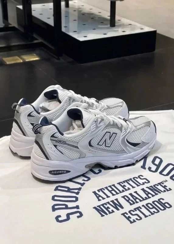 New Balance 530 White Silver Navy 39