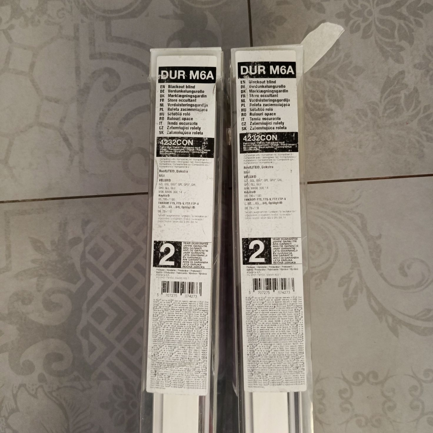 Roleta dachowa Fakro Velux RootLite Dakstra Kaylite Dur M6A