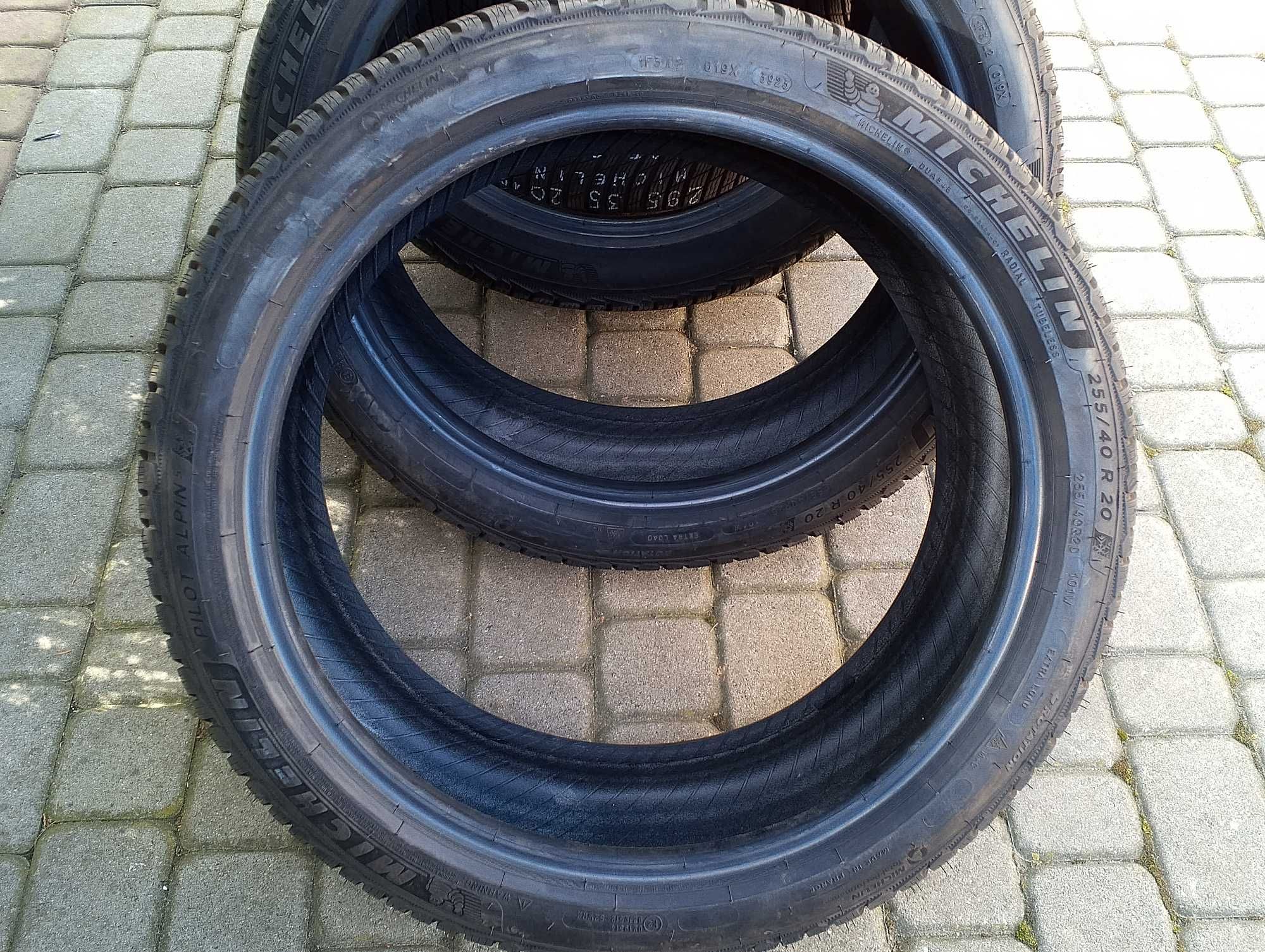 opony  jak NOWE  4 szt.  295/35/20  255/40/20 Michelin Pilot  Alpin 5
