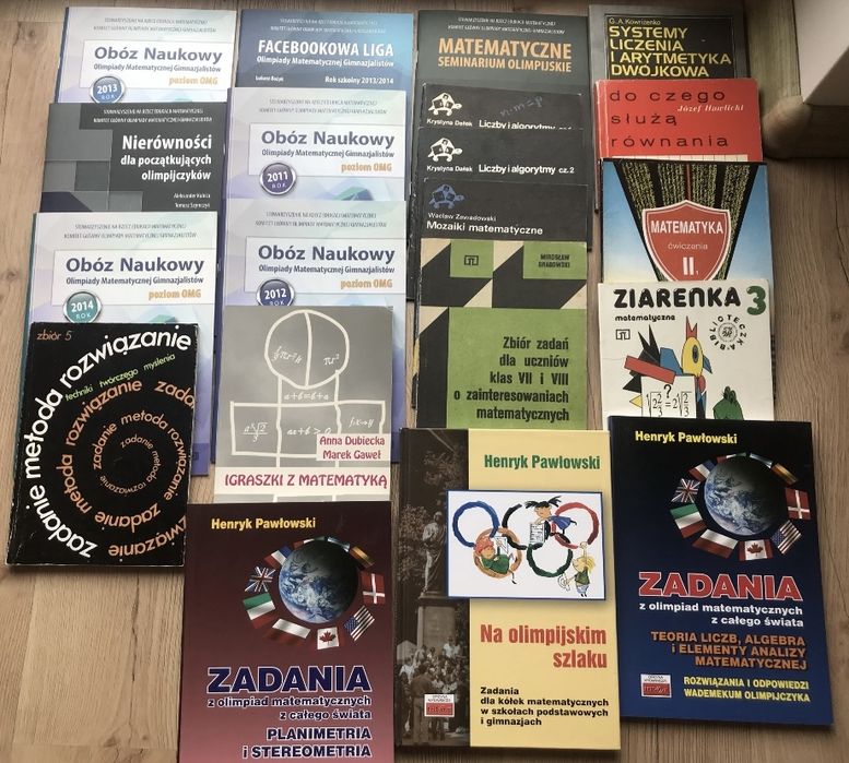 Zbiory matematyczne, konkursowe