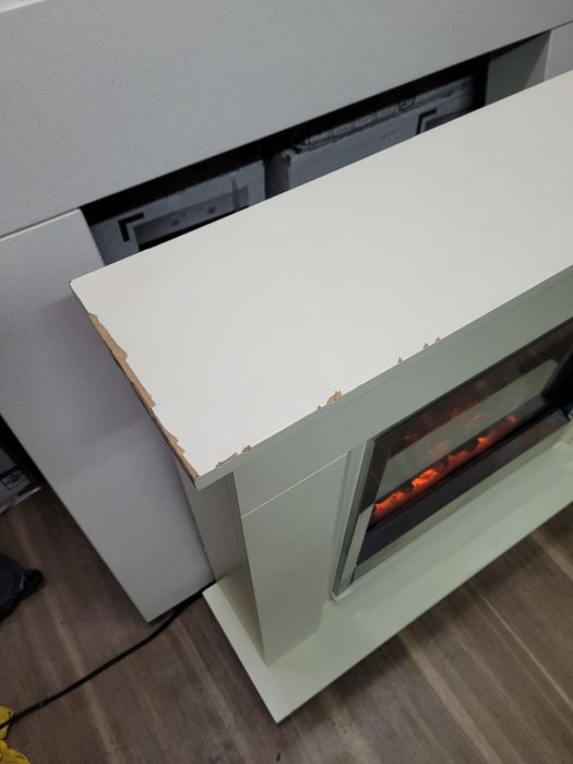 Kominek w obudowie ledowy