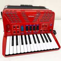 Roland FR-1X RD Red V-Accordion 26 Piano Key - novo