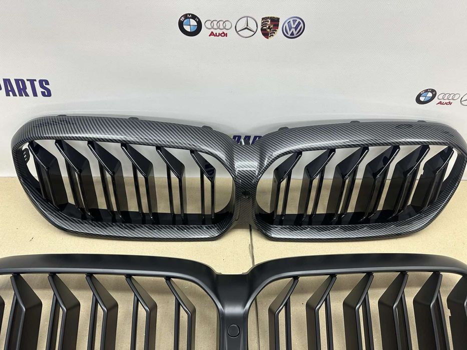 BMW G30 G31 LCI Ноздри Ноздрі Рестайлінг Чорний глянець матові карбон