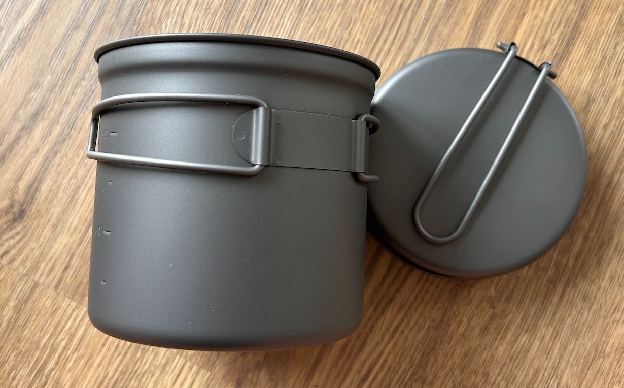 Zestaw garnków Toaks Titanium 1100ml Pot with Pan