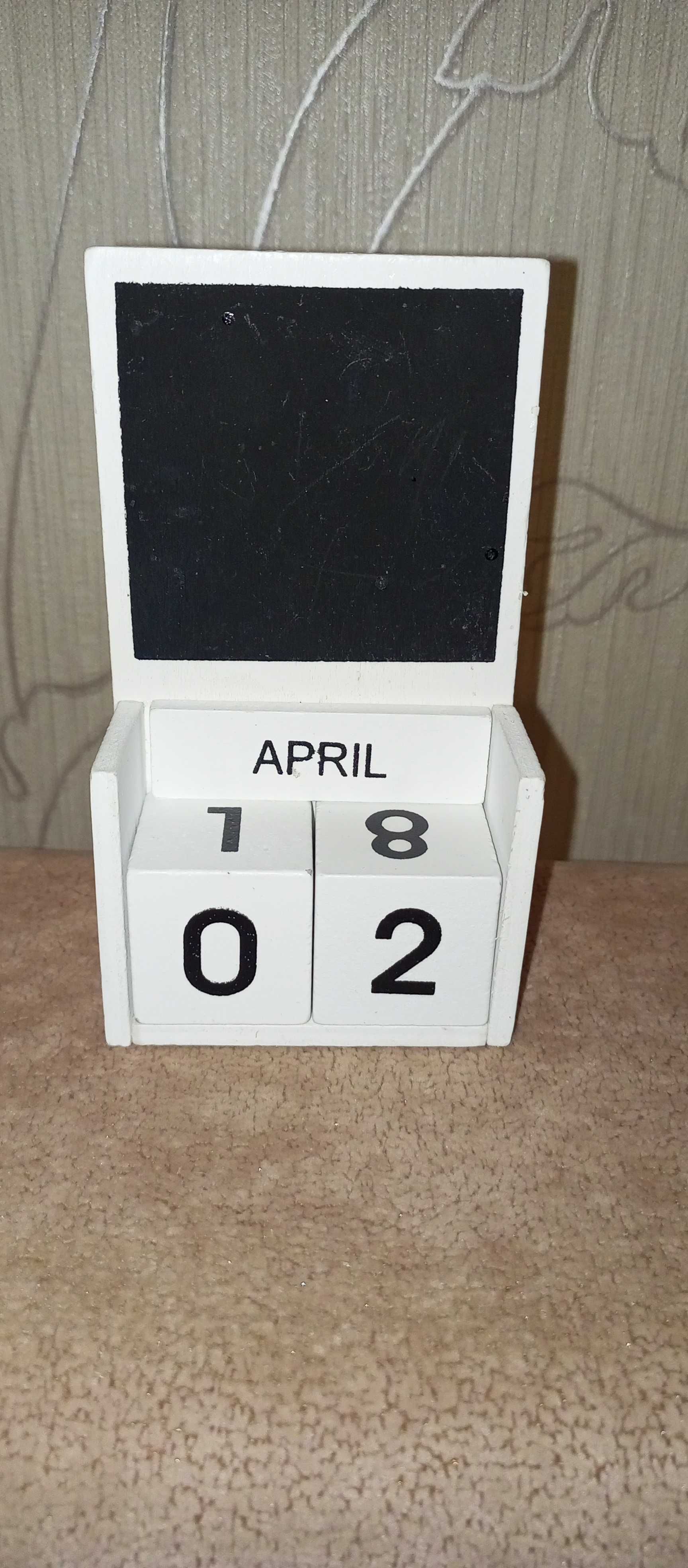 Календарь деревянный кубики