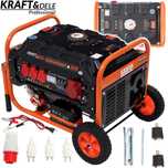 KRAFT&DELE Agregat Prądotwórczy Prądu 5200w 7km 3 Fazy Miedź KD163