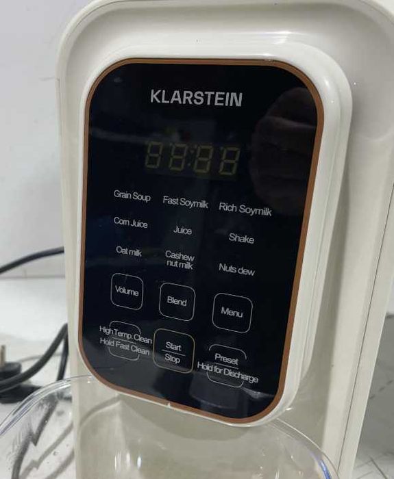 Блендер для соєвих молочних горіхових коктейлів Klarstein  Loire