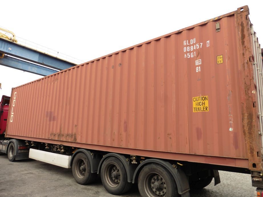 Kontener 40'HC, 12m magazyn budowlany, szczelny w 100%